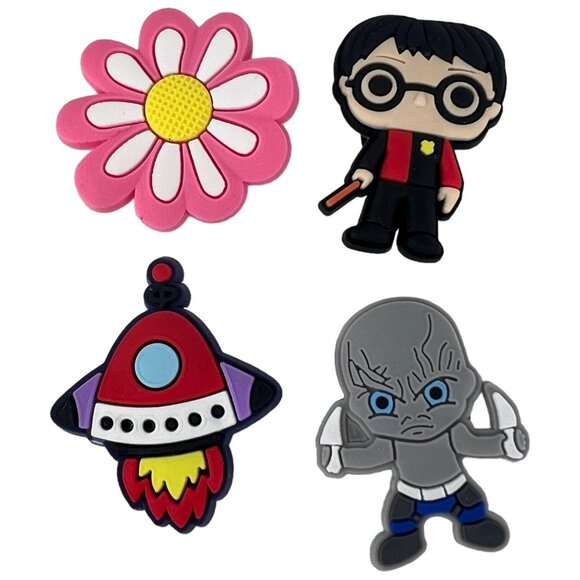 24 Crocs Jibbitz Charms Miscellaneous Variety Boys Girls Adults Lot Shoes - Picture 6 of 13